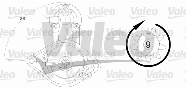 Valeo Starter 458224