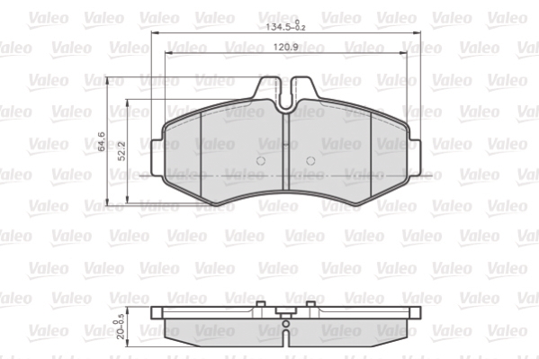 Remblokset Valeo 872022