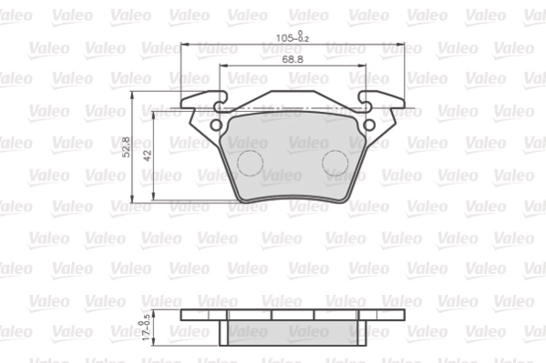 Remblokset Valeo 872020