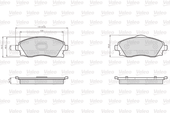 Valeo Remblokset 872225