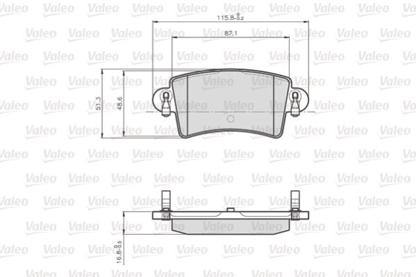 Valeo Remblokset 872669