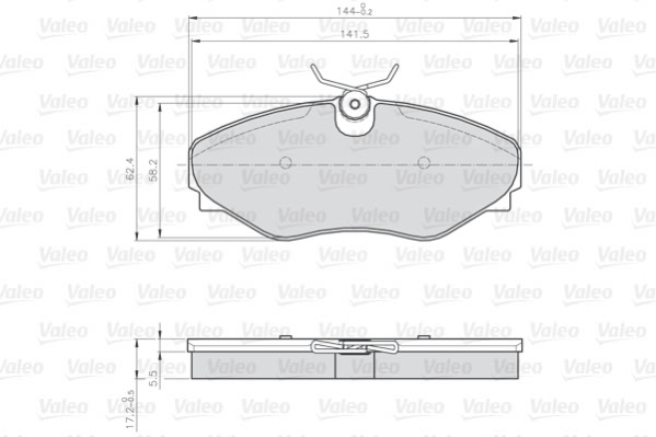 Remblokset Valeo 873099