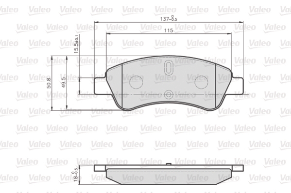 Valeo Remblokset 872599