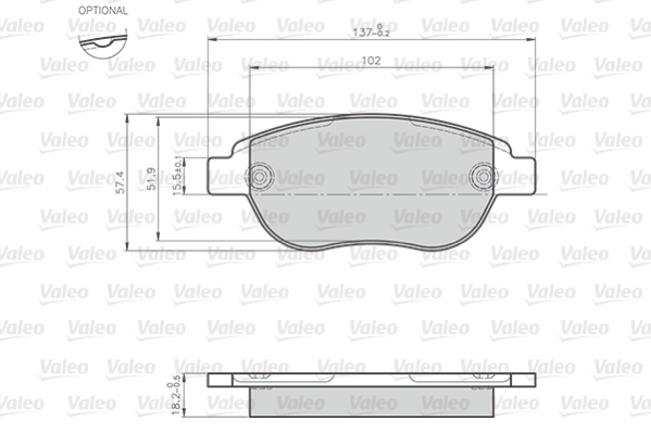 Valeo Remblokset 872600