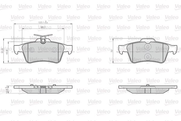 Valeo Remblokset 872137