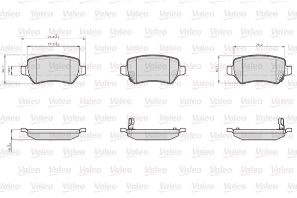 Valeo Remblokset 872417