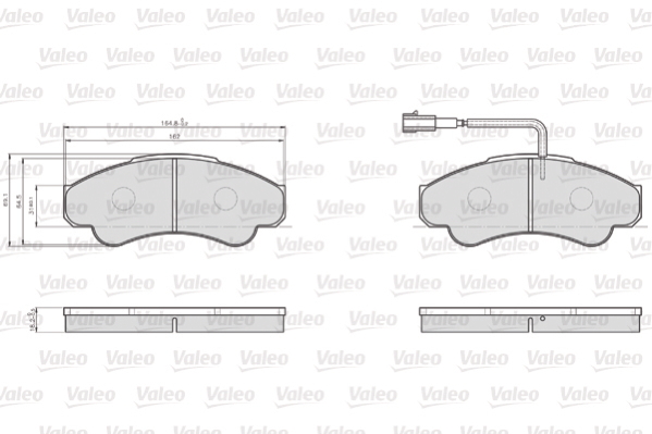 Valeo Remblokset 872919