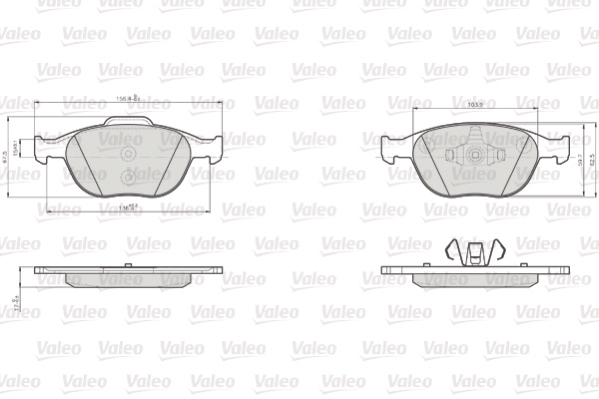 Valeo Remblokset 872440