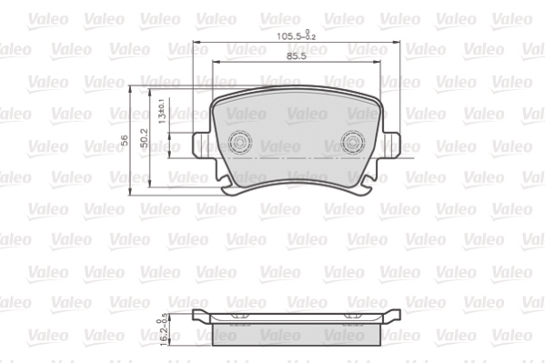 Valeo Remblokset 872914