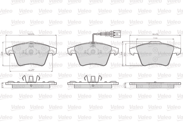 Remblokset Valeo 872746