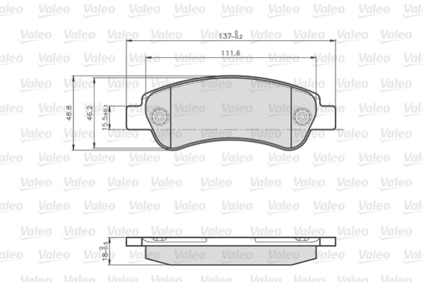 Valeo Remblokset 872465