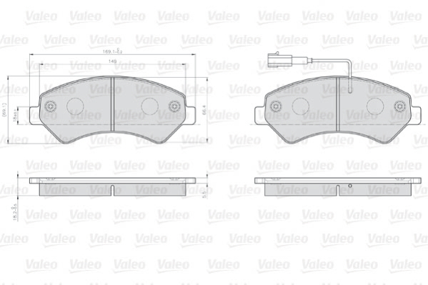 Valeo Remblokset 872466