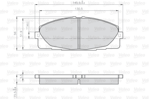 Remblokset Valeo 872680