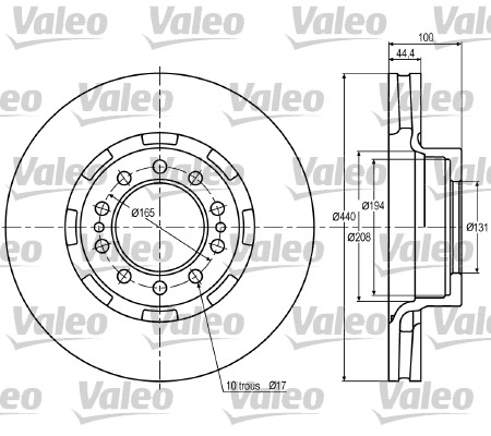 Remschijven Valeo 187022