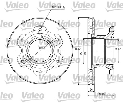 Remschijven Valeo 187107