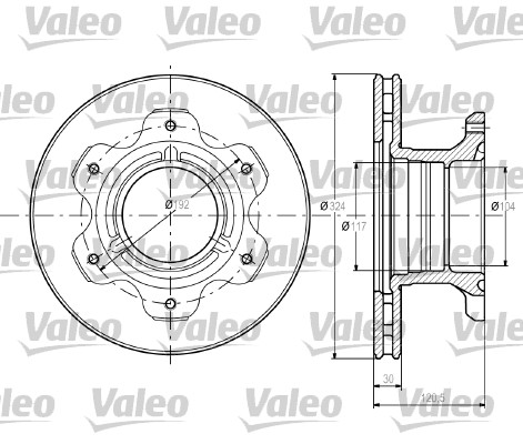 Remschijven Valeo 187110