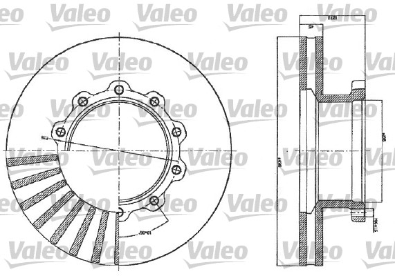 Remschijven Valeo 187116