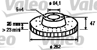 Remschijven Valeo 197154