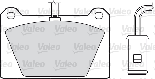 Remblokset Valeo 598116