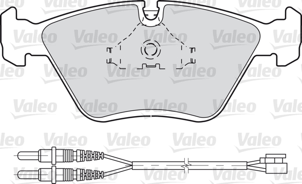 Remblokset Valeo 598281
