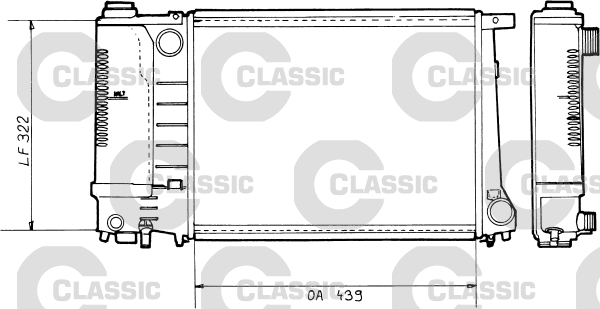 Radiateur Valeo 230365