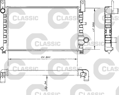 Radiateur Valeo 230484