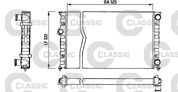 Radiateur Valeo 230505