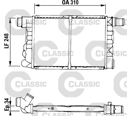 Radiateur Valeo 230519