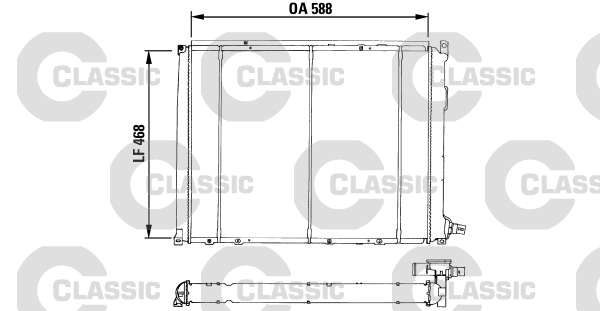 Radiateur Valeo 230548