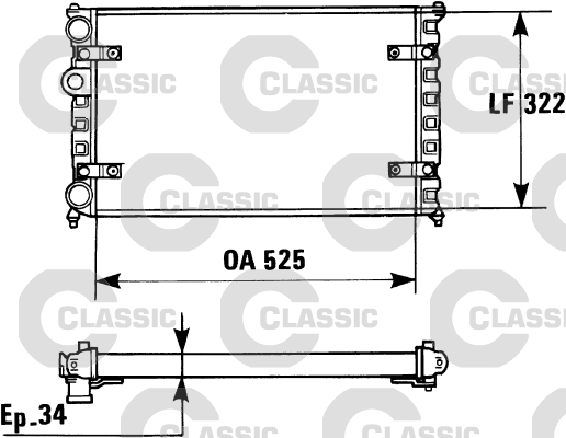 Radiateur Valeo 230947