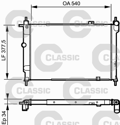 Radiateur Valeo 230993