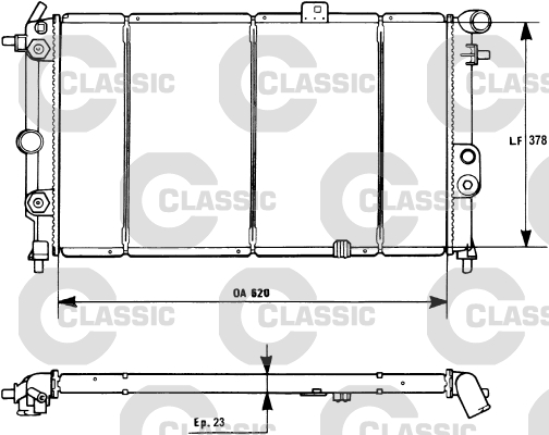 Radiateur Valeo 231175