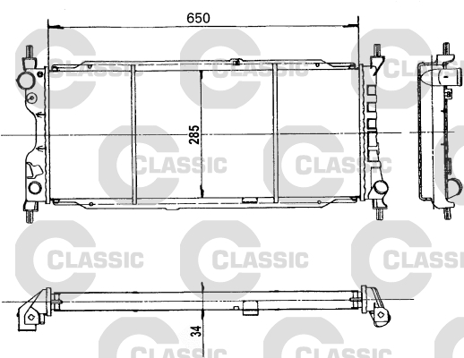 Radiateur Valeo 231179