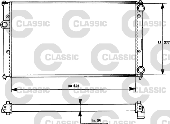 Radiateur Valeo 231265