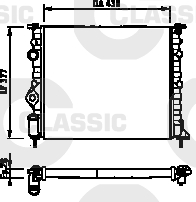 Radiateur Valeo 231378