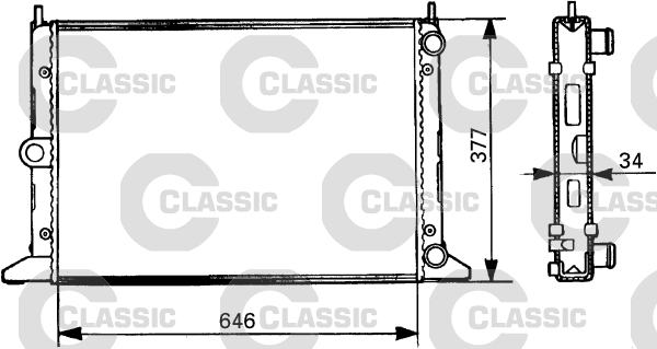 Radiateur Valeo 231386