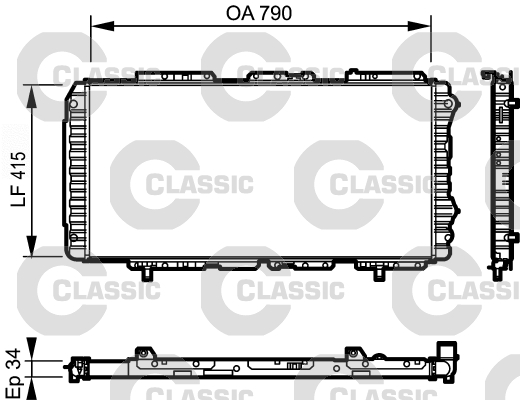 Radiateur Valeo 231611
