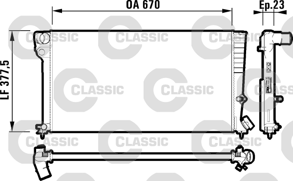 Radiateur Valeo 231744