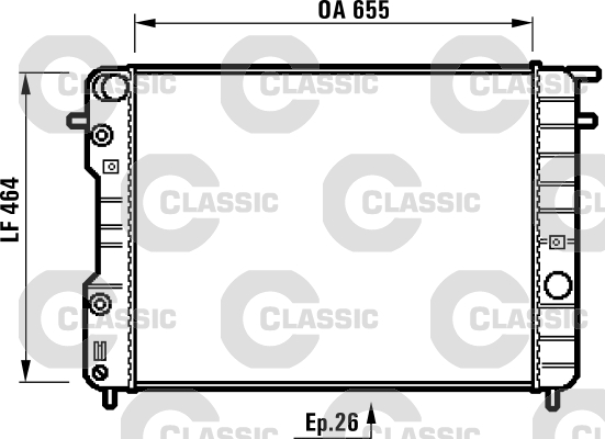 Radiateur Valeo 231840