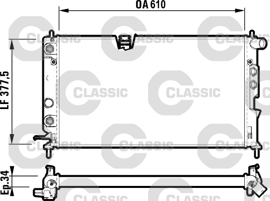 Radiateur Valeo 231847