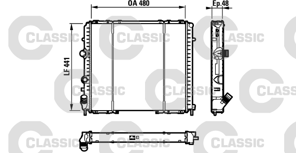 Radiateur Valeo 232072