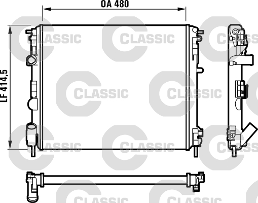 Radiateur Valeo 232523