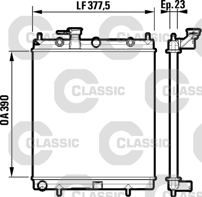 Radiateur Valeo 232718