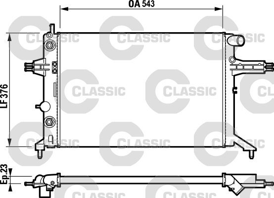 Radiateur Valeo 232724