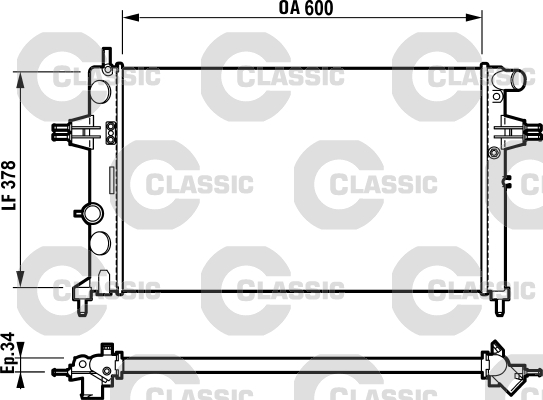 Radiateur Valeo 232729