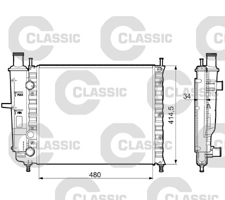 Radiateur Valeo 232788