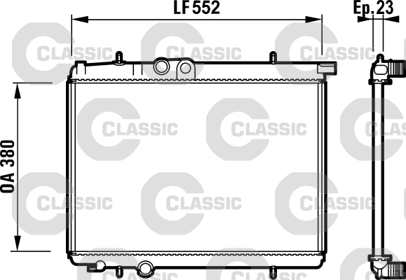 Radiateur Valeo 232886