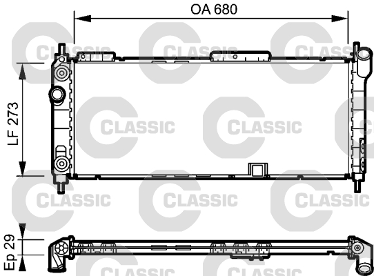 Radiateur Valeo 234271