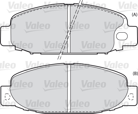 Valeo Remblokset 598588