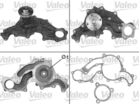 Waterpomp Valeo 506158